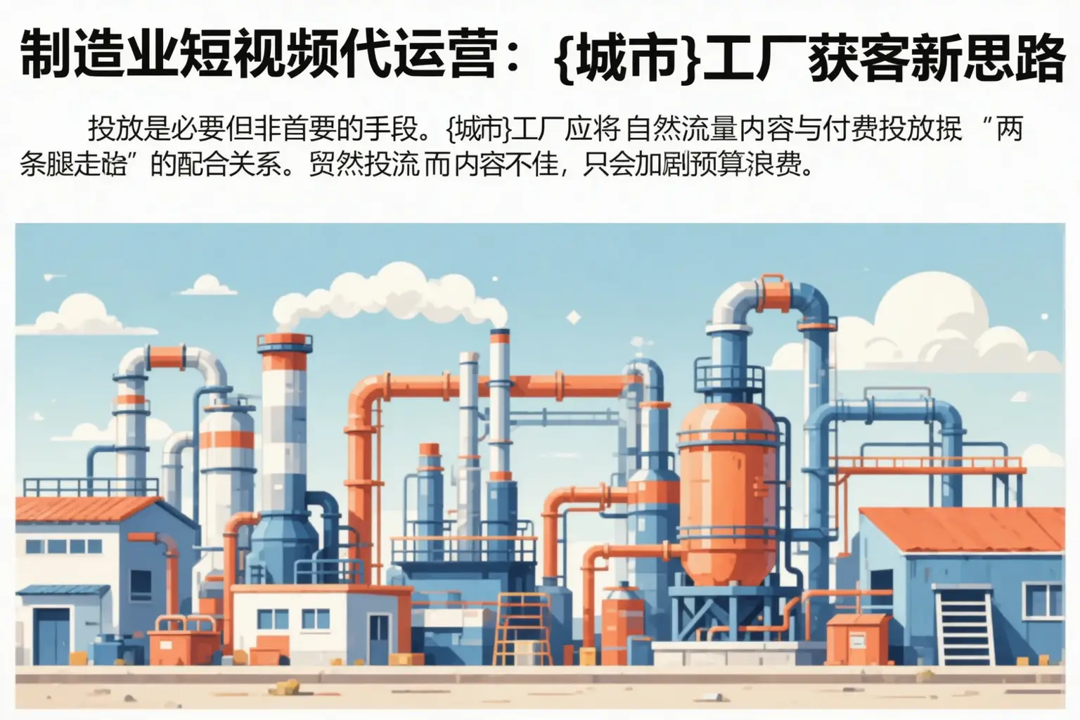 制造业短视频代运营：海港工厂获客新思路